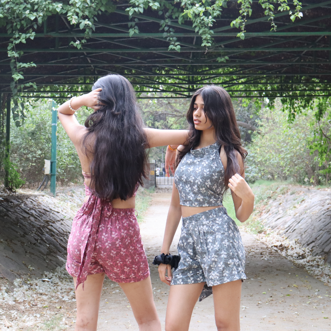 Silsila Co Ord Set - Gulabi